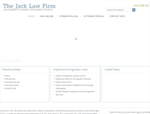 Tablet Screenshot of jacklawfirm.com